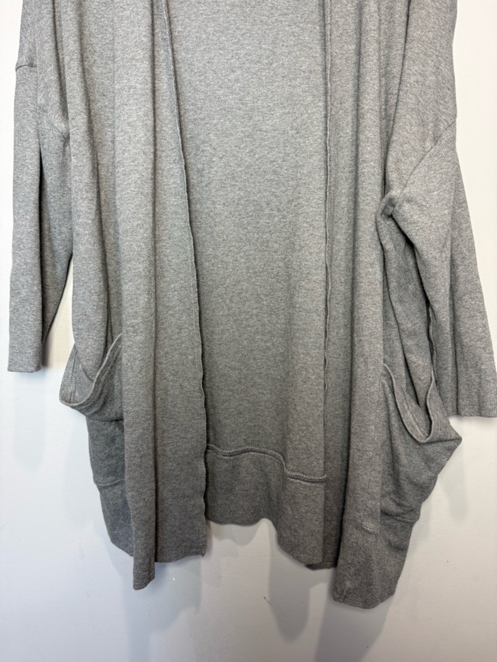 PACT airplane cardigan size m/l organic cotton size gray - Picture 2 of 8